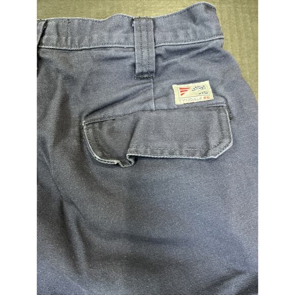 Tyndale FR Navy Cargo Pants Mens 32x29 Straight Flame-Resistant AR 12 CAT2 2112 - Picture 6 of 10